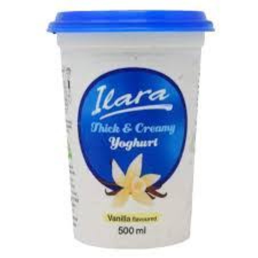 ILARA VANILLA YOGHURT CUP 500ML